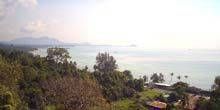Panorama sur la baie depuis la villa EJBV Webcam