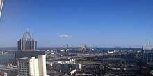 Panorama aus großer Höhe, Seehafen Webcam - Mobile
