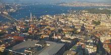 Panorama von oben Webcam - Istanbul