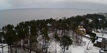 Panorama der Küste aus großer Höhe Webcam - Jurmala