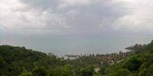 Panorama sur la mer depuis l'île Webcam