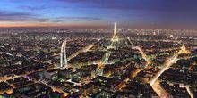 Panorama dall'alto Webcam - Parigi