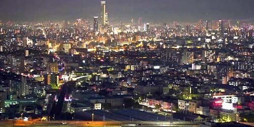 Panorama vom Wolkenkratzer Abeno Harukas Webcam