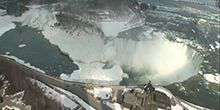 Vue panoramique des chutes Niagara Webcam