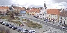 Zentraler Platz des Dorfes Volyn Webcam