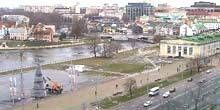 Place le 8 mars, quai de Svisloch Webcam - Minsk
