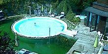 Pool im Theresia Hotel Webcam
