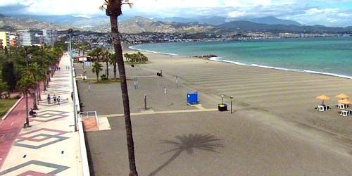 Lungomare con spiagge di Torre del Mar Webcam - Malaga