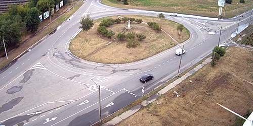 Ring auf der Chaplynskoe Autobahn Webcam - New Kakhovka