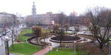 Rosenplatz, Blick auf die Hagia Sophia Webcam - Liepaja