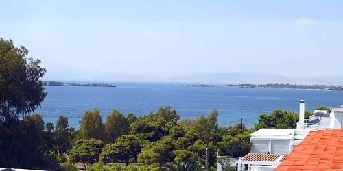 Golf von Athen (Saronic) aus dem Vorort Vouliagmeni Webcam - Athen