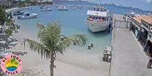 Embarcadère avec plages Webcam