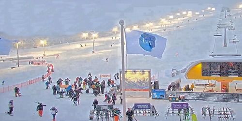 Station de ski de Lévi. Panorama. Caméra PTZ Webcam