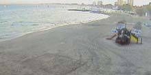 Aire de jeux sur la plage de sable Webcam - Alicante