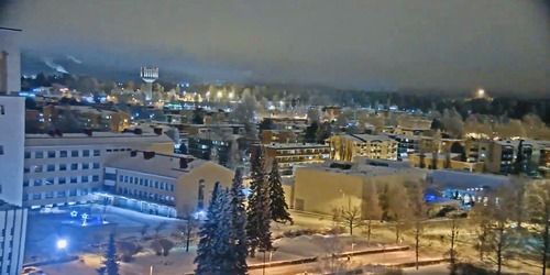Panorama de la ville. Caméra rotative. Webcam