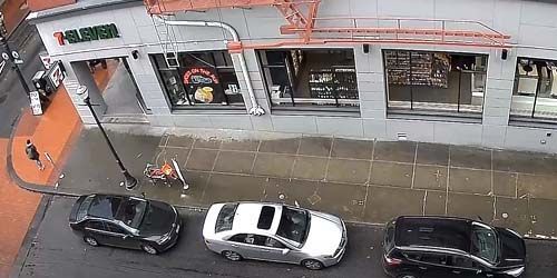 Blick auf das Stadtzentrum des 7-Eleven-Geschäfts Webcam - Portland