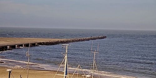 Spiaggia. Havbad. Mare del Nord Webcam