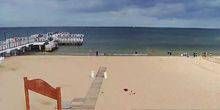 Strand am Ufer der Danziger Bucht Webcam