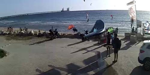 Spiagge della costa di Cesarea Webcam