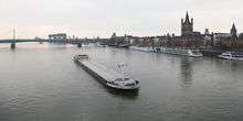 Überblick über die Ufer des Rheins Webcam