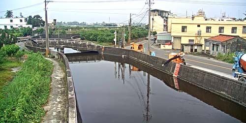 Canal d'eau dans la province de Pingdong Webcam