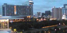Gratte-ciel au centre, vue sur l'hôtel HILTON Webcam